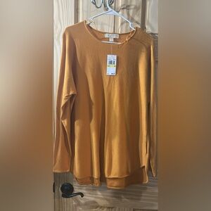 Michael Kors Mustard Long Sleeve Top